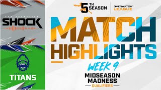 sanfranciscoshock vs vancouvertitans  Midseason Madness Qualifiers Highlights  Week 9 Day 2 [upl. by Lerej]