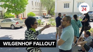 WATCH  Stellenbosch University staff in gather in protest following recent Wilgenhof fallout [upl. by Etnohs40]