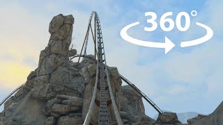 Rock Falls Roller Coaster 360° VR Video [upl. by Dazhahs]