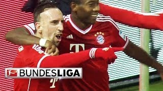 Bayerns Ribery Scores Two Goals in 70 Bremen Thrashing [upl. by Rramaj]