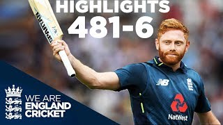 England Smash World Record 4816  England v Australia 3rd ODI 2018  Highlights [upl. by Enawd]