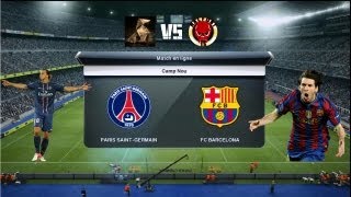 PES 2013 Ligue Des Champions AlexVideoTest Vs M [upl. by Devina]