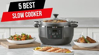 5 Best Slow Cookers in 2024🔥 [upl. by Emmuela]