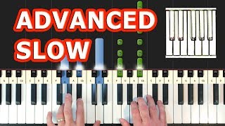 ✅ Ludovico Einaudi  Nuvole Bianche  Piano Tutorial Easy SLOW  How To Play Synthesia [upl. by Allyce]