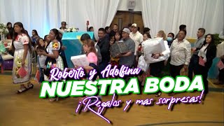 Abundantes regalos en las bodas tradicionales auque la fiesta no sea en Michoacán [upl. by Gasperoni]