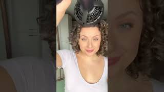 How to diffuse hair with InfinitiPRO by Conair® Natural Texture Styling System  600 Hair Dryer [upl. by Apollus906]