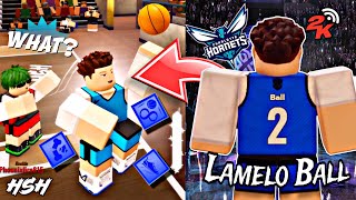 I Played Roblox High School Hoops As LaMelo Ball [upl. by Qahsi910]