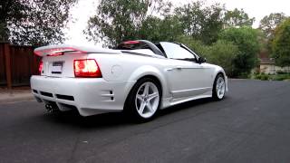 99 Ford Mustang SVT Cobra Convertible  Supercharged  Saleen S351 [upl. by Arlene]