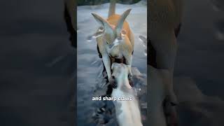 How Kangaroos Drown Dogs 😱 kangaroo Dogs shorts vira zackdfilms [upl. by Ker]