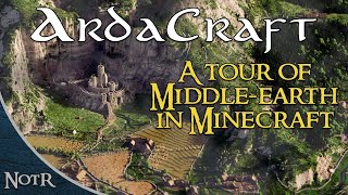 ArdaCraft A Tour of Middleearth in Minecraft [upl. by Llednyl]