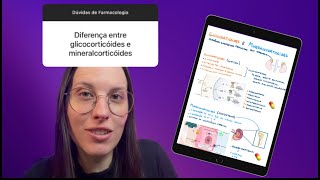 Diferença entre GLICOCORTICOIDES e MINERALOCORTICOIDES [upl. by Janiuszck268]