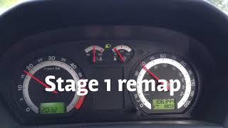 Fabia VRS stock vs remap [upl. by Eetnod871]