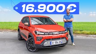 AINDA MAIS BARATO Teste novo Dacia Spring 2024 [upl. by Bocoj]