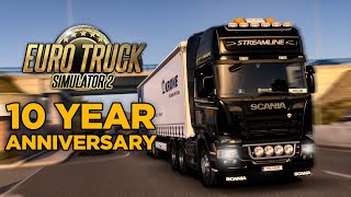 ETS2 10th Anniversary Tribute Trailer [upl. by Retsevlis]