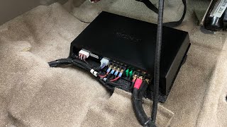 Sony XMGS6DSP Amplifier Install 2017 Nissan Frontier [upl. by Fachini]