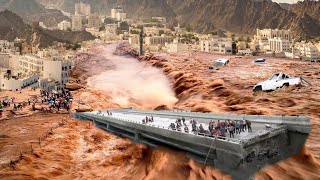 Natures Wrath Arabian Desert Ravaged by Flash Floods [upl. by Irol904]