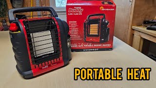 Mr Heater MH9BX Portable Buddy Unbox and Review [upl. by Kipper]