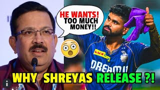 REVEALED Why Shreyas Iyer was RELEASED by KKR 😱 Shreyas Iyer IPL 2025 Cricket News Facts [upl. by Ettenuj]