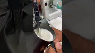 Milk Steaming for Baristas  coffee frothycoffee youtubeshorts shorts Barista Ali [upl. by Trixy]