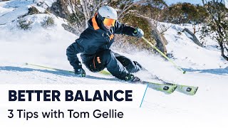 HOW TO SKI STEEPER SLOPES  3 Tips For Better Balance [upl. by Odel129]