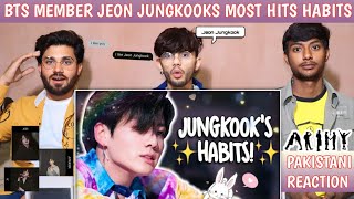 Bts Jeon Jungkooks Habits  Pakistani Reaction  Usman Rajpoot [upl. by Enymzaj528]