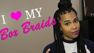 How I Install Box Braids  START TO FINISH  WATCH ME BRAID [upl. by Olracnaig]