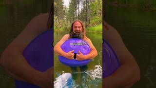 GREEN or PURPLE 💚🤷‍♂️💜 green purple handpan pnw river summer beard NovaPansHandpans [upl. by Gilli]