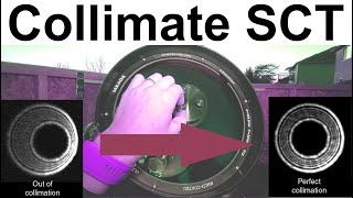 How to Collimate a SCT Telescope Do it the SAFE and EASY way [upl. by Estis]