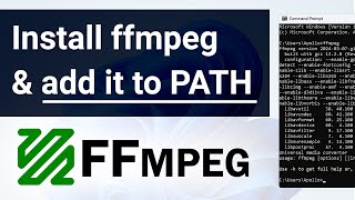 How To Install ffmpeg on Windows 10 and 11 And add it to PATH [upl. by Nylkcaj662]