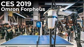 CES 2019  Omron Forpheus automated Ping Pong [upl. by Lemay]