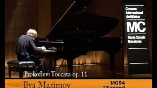 Ilya Maximov Prokofiev Toccata op11 maria canals competition [upl. by Kessler928]