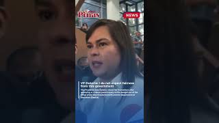 SaraDuterte  I do not expect fairness from this government [upl. by Kimmy]