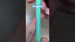 How to make a Ringbolt paracord bracelet shorts 매듭 파라코드 tutorial knot 마크라메 macrame diy [upl. by Klinger159]