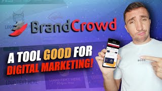 BrandCrowd Logo Maker Review 2023  Pros amp Cons [upl. by Ykciv]