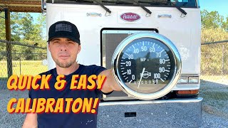 Installing A New ISSPRO Speedometer In The Cabover Old Odometer Was Broken [upl. by Arehahs]