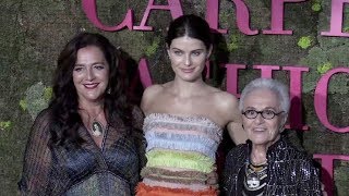 Olivia Palermo Isabeli Fontana and more on the red carpet for the Green Carpet Fashion Awards [upl. by Janeva]