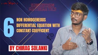 UNDETERMINE COEFFICIENTNONHOMODIFF EQUATION WITH CONSTANT COEFFICIENT by Chirag Solanki [upl. by Adihaj]