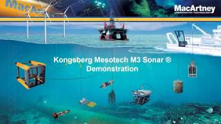 Kongsberg Mesotech M3 Sonar® Demonstration [upl. by Enyalahs]