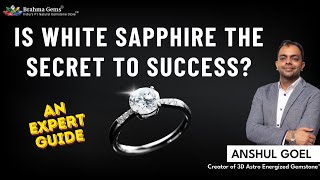 What are the Benefits of White Sapphire सफ़ेद पुखराज के क्या फायदे हैं [upl. by Halley837]