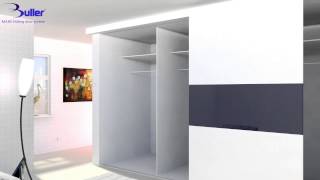 How to install Wardrobe Sliding Doors with Bullers Mars System Track kit  DIY Tutorial [upl. by Theis]