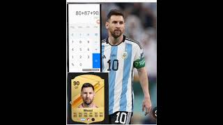 Messi checking card rate fifa 🔥 💯 💯 is it true fifa 🤔 🔥🔥🔥💯🤯 [upl. by Ahtekal]