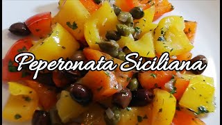 Peperonata Siciliana  I clienti del ristorante vanno matti per questo contorno ChefJasonznc [upl. by Fidel]