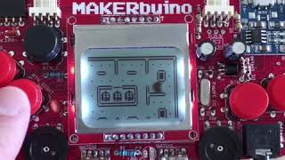 PACMAN clone on the Makerbuino  Gamebuino platform pacman [upl. by Georgianne804]