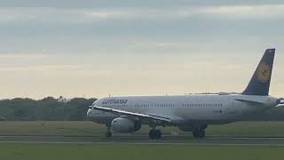 Majestic Takeoff Lufthansas Departure ✈️💙🩵 [upl. by Pernell2]