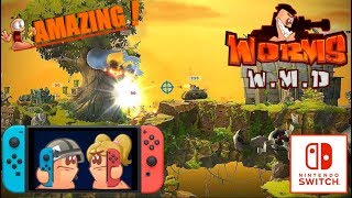 WORMS SWITCH A POSSEDER DURGENCE   SOLO MULTIJOUEURS amp NOUVEAUTES  GAMEPLAY DECOUVERTE FR [upl. by Dody645]