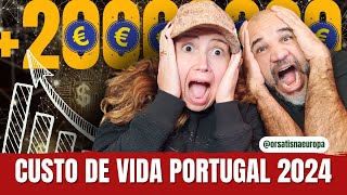 CUSTO DE VIDA EM PORTUGAL 2024  Quanto uma família gasta por mês em Portugal [upl. by Gradeigh]