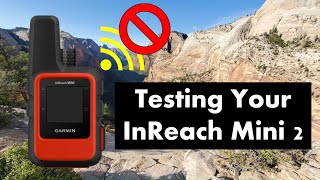 Garmin InReach Mini2  How to Test Your Device [upl. by Lennard]