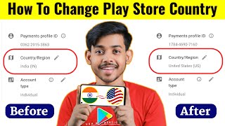 How To Change Google Play Store Country  Play Store Country Change Kaise Kare  A To Z Process [upl. by Klarrisa]