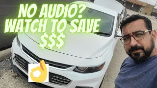 2017 Chevy Malibu No Audio from Radio or Blinkers U0186 Lost Communication with speaker amplifier [upl. by Sirred]