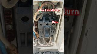 Isolator Switch 32 Amps electricalexpert isolator electrical shortcircuit youtubeshorts test [upl. by Mandeville680]